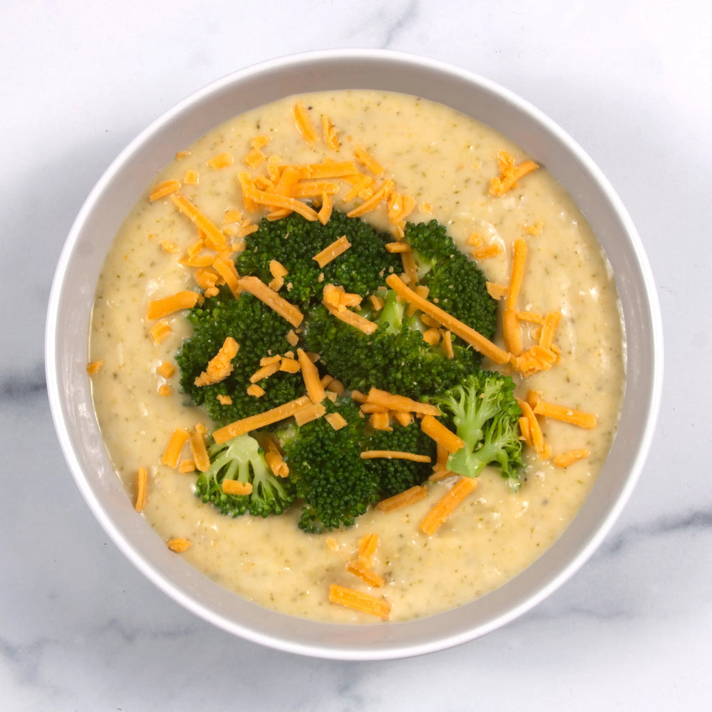 Broccoli Cheddar Soup Top Image - Top Chef Meals