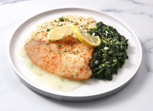 Lemon Tilapia Front Image - Top Chef Meals