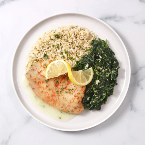 Lemon Tilapia Top Image - Top Chef Meals